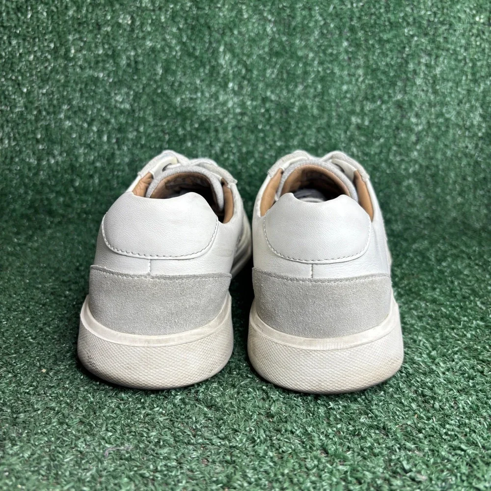Clarks Unstructured Un Costa Band Leather Suede Casual Sneaker White Mens Size 8